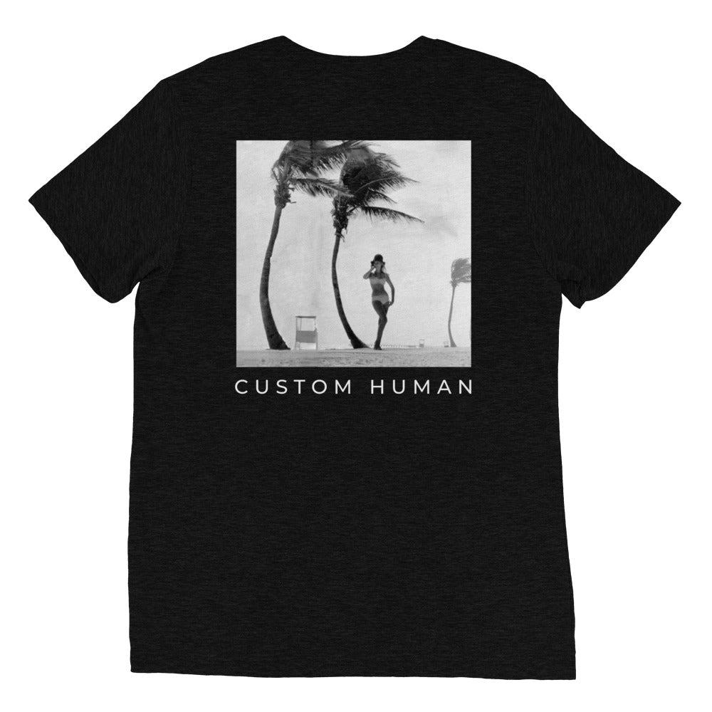 custom human tee rogue coast california