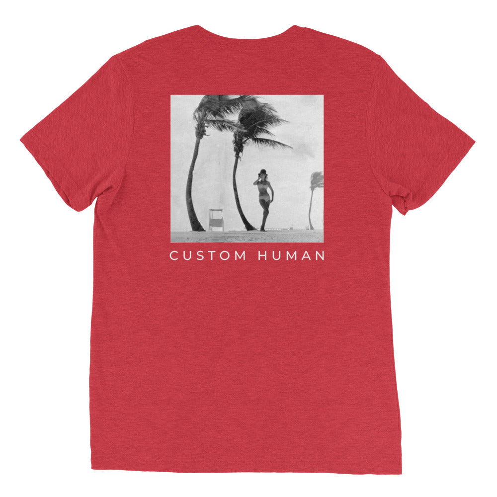 custom human tee rogue coast california